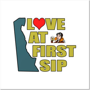 Love at First Sip Posters and Art